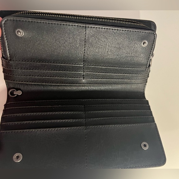Matt & Nat Webber Large Wallet in Black - Picture 3 of 4